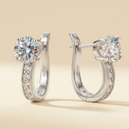 Pendientes Elegantes Channel | Oro