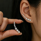 Elegante bloemvormige oorbellen