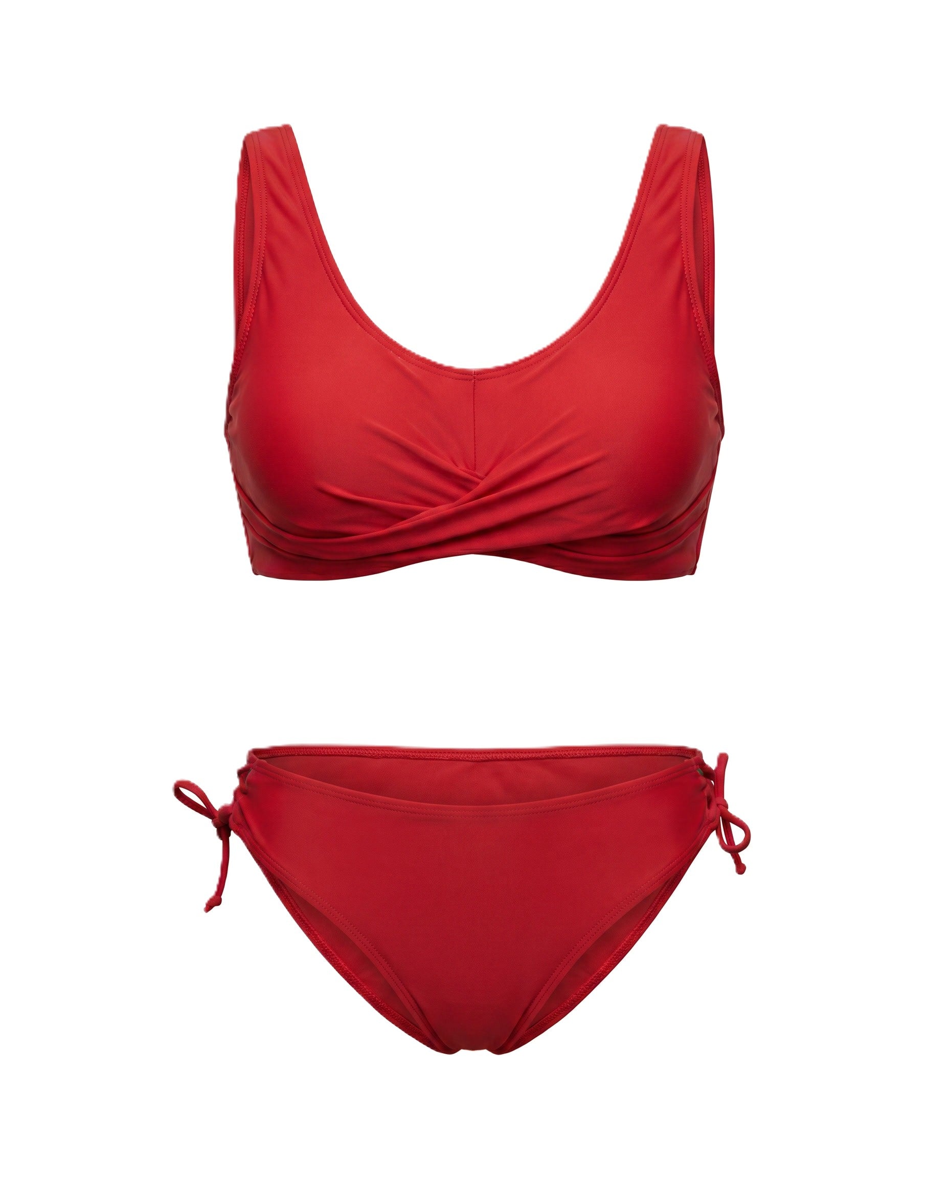 Balbina™ | Bikini con detalle twist frontal y copas extraíbles