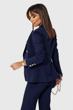 Rosalind Conjunto de Blazer y Pantalones Elegante