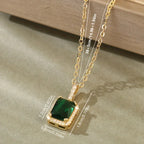 Hemelse goud- en smaragdketting