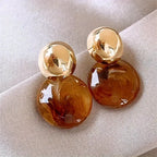 Oorbellen Aurélie Amber | Goud