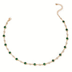 Goddelijke groene hangerketting