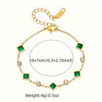 Hemelse Smaragd-armband
