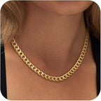 Collar Cubano Chunky | Goud