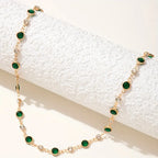 Goddelijke groene hangerketting
