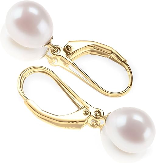 Elegante Parel Oorbellen | Goud