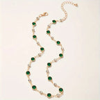 Goddelijke groene hangerketting