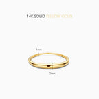 Slim Cúpula-ring | Goud