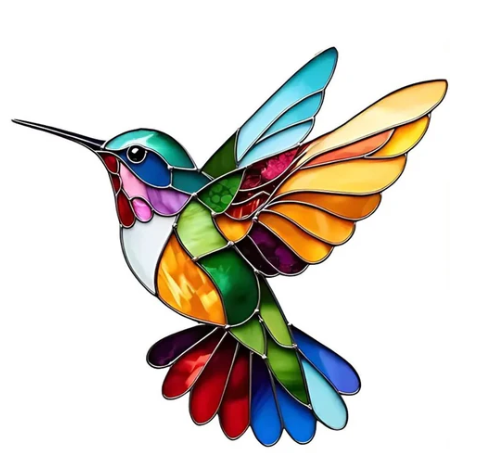 Collar Colibrí – Elegante Collar Colibrí de Colores