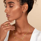 Pendientes Gota Diamante | Oro