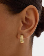 Pendientes Relieve Clásico | Oro