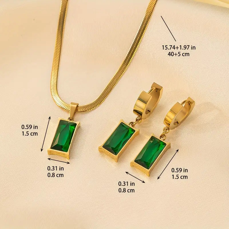 Sublieme Smaragd Juwelenset