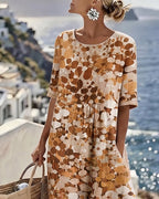 Nicolasa™ | Vestido Midi Floral Corte A