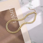 Collar Cubano Chunky | Goud