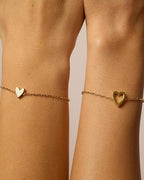 Pulsera Corazón Radiante | Oro