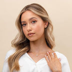 Halsband Aurora Cristal | Goud