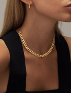 Collar Cubano Chunky | Goud