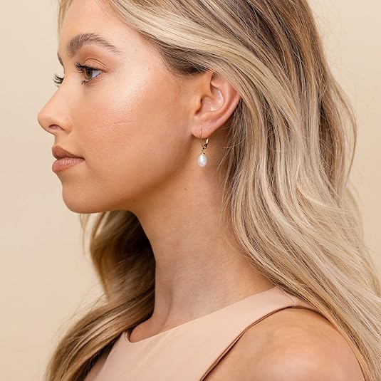 Elegante Parel Oorbellen | Goud