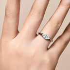 Hailey Playa dunne ring | Goud