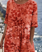 Nicolasa™ | Vestido Midi Floral Corte A