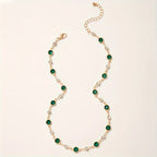 Goddelijke groene hangerketting