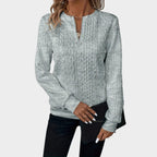 Zoey™ | Jersey de Punto con Cremallera Suave