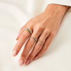 Anillo Croissant d'Oro | Goud