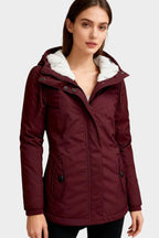 Anna™ | Chaqueta otoñal larga de felpa