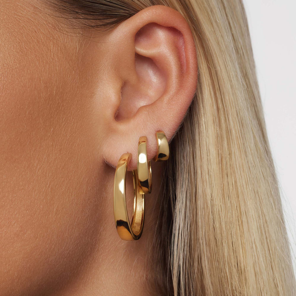 Pendientes Argolla Gia Imperial | Oro