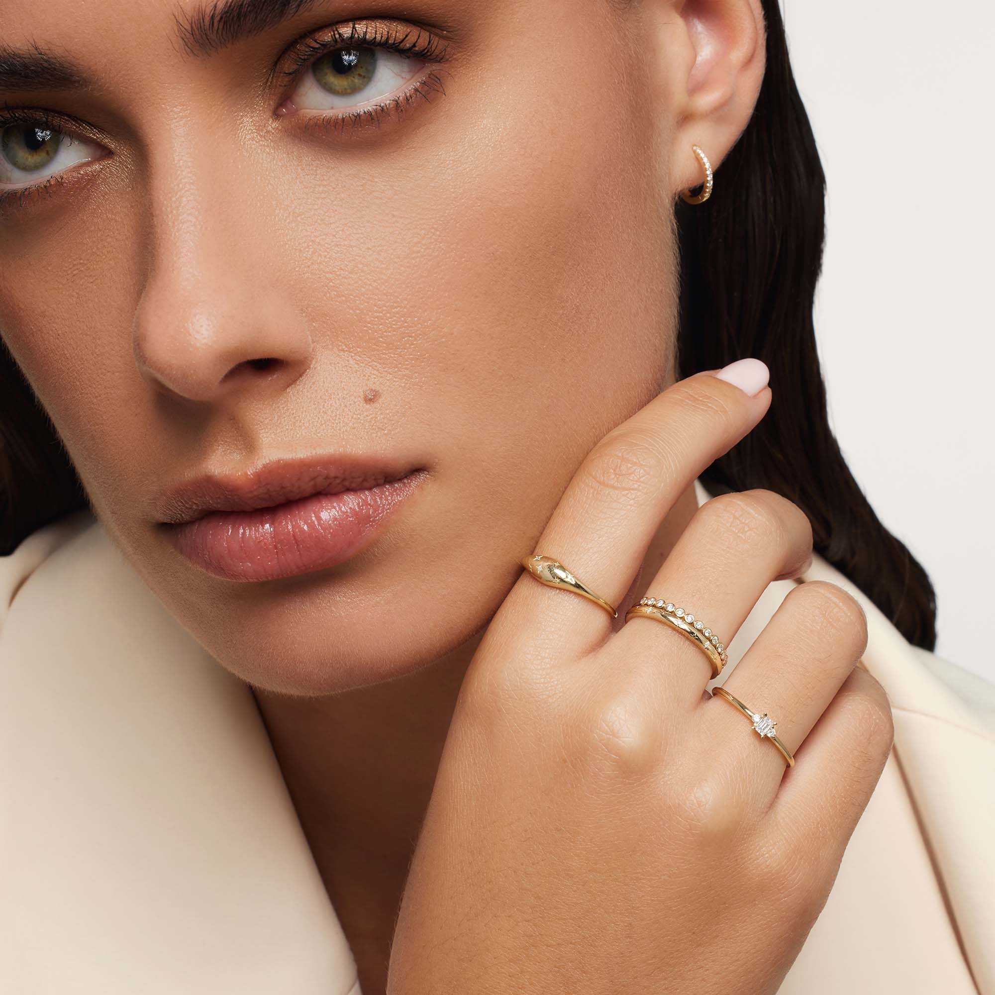 Anillo Cielo Estrellado | Oro