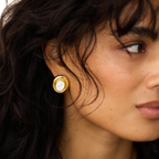 Pendientes Perla Giselle | Oro
