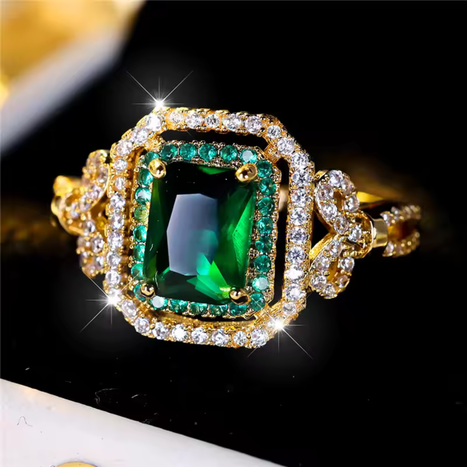 Astrale Smaragd Ring