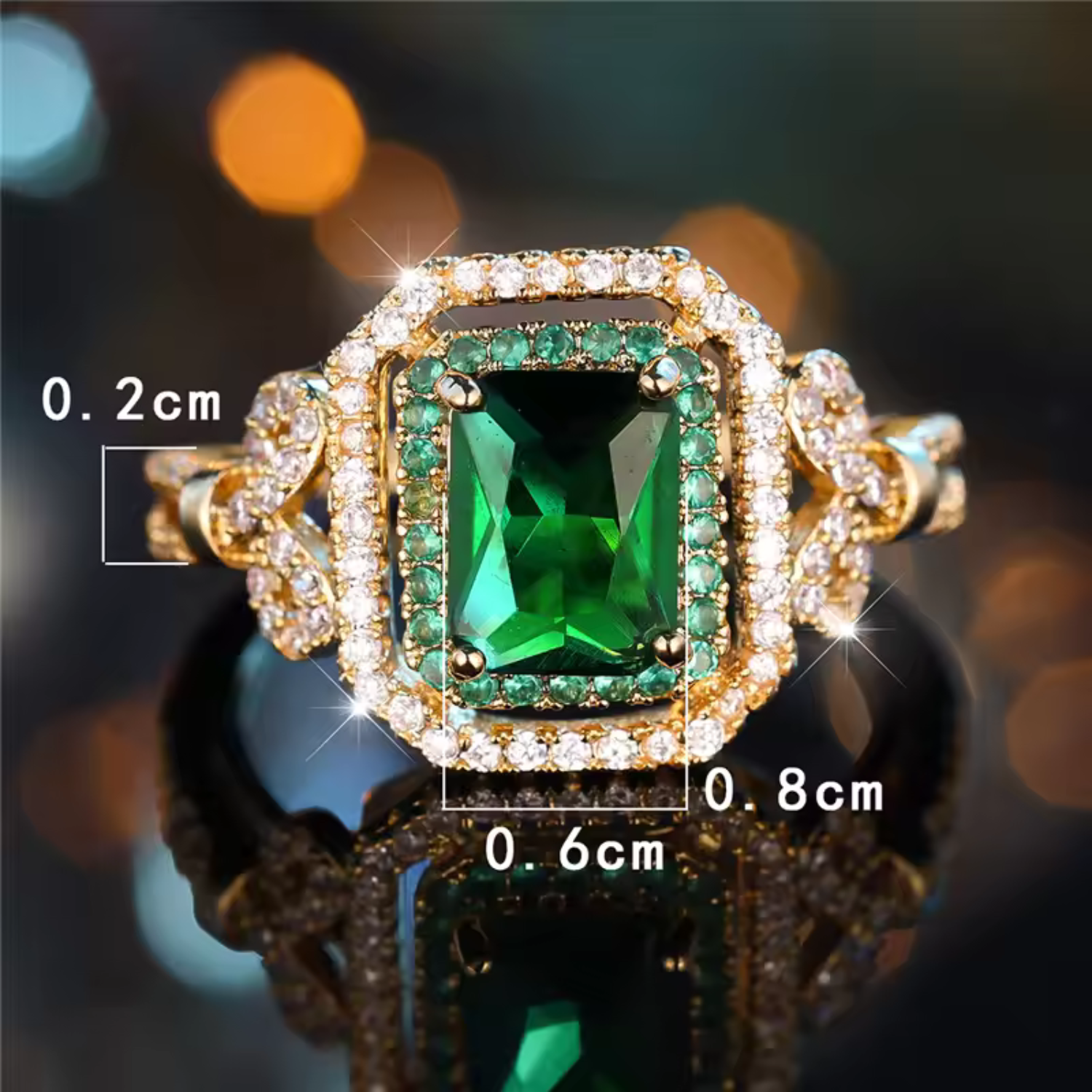 Astrale Smaragd Ring