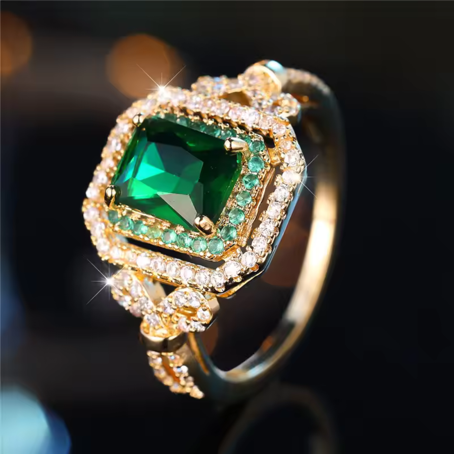 Astrale Smaragd Ring