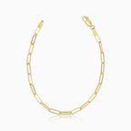 Armband met Venetiaanse schakels | Goud