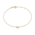 Vita Signa-armband met initiaal | Goud