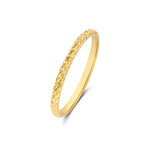 Ameline-ring met gaasmotief | Goud