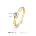 Ring Valentina Castillo | Goud