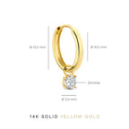 Set oorbellen ‘Lágrimas de Luna’ | Goud