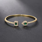 Pulsera Esmeralda Brillante