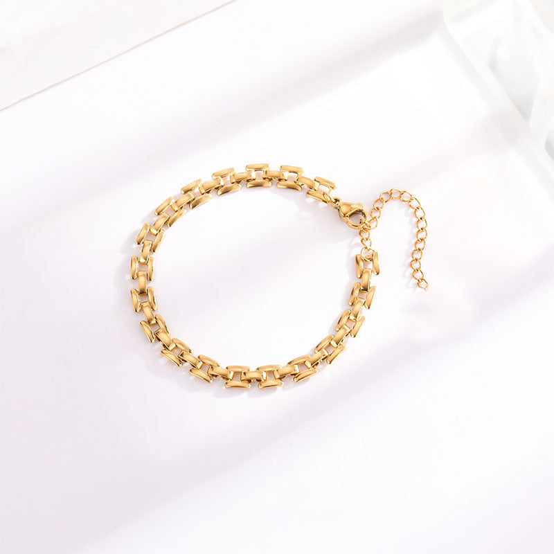 Venetiaanse Kettinkjes Armband | Goud