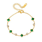 Hemelse Smaragd-armband