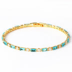 Pulsera Piedra Turquesa Natural | Oro