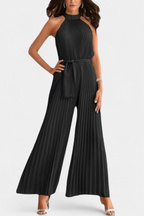 Patrizia Mono Palazzo Plisado con Cuello Halter