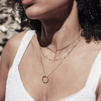 Drievoudige ketting | Goud