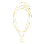Drievoudige ketting | Goud