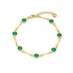 Esmeralda Brillante-armband | Goud