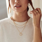 Drievoudige ketting | Goud
