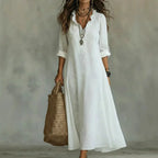 Bonifacia™ | Vestido Largo de Lino